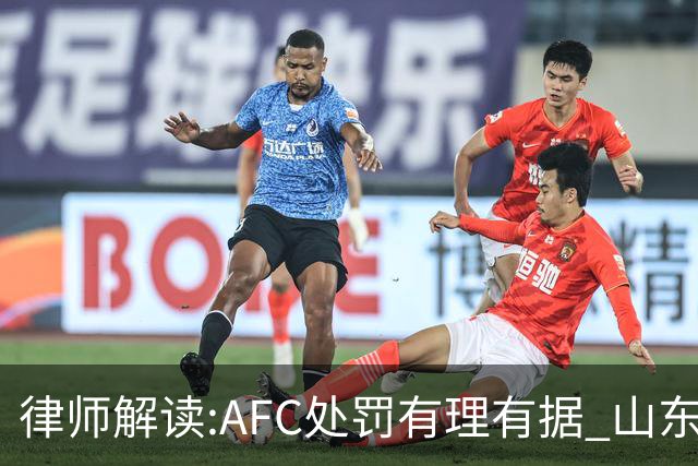 律师解读:AFC处罚有理有据 山东基本确定无缘亚冠